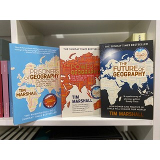Combo Tim Marshall Collection 3 Books Set (The Power of Geography, Prisoners of Geography, Future of Geography)