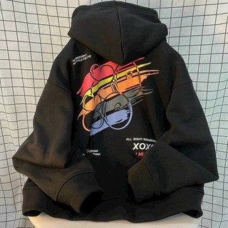 Áo hoodie zip, áo khoác nỉ xoxo in phối màu siêu ngầu.tp