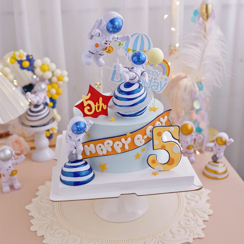 Bộ 3 Phi Hành Gia Siêu Đẹp - Mô hình 3D trang trí bàn làm việc