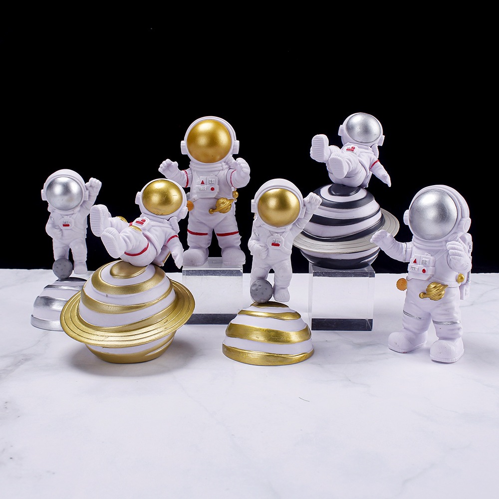 Bộ 3 Phi Hành Gia Siêu Đẹp - Mô hình 3D trang trí bàn làm việc