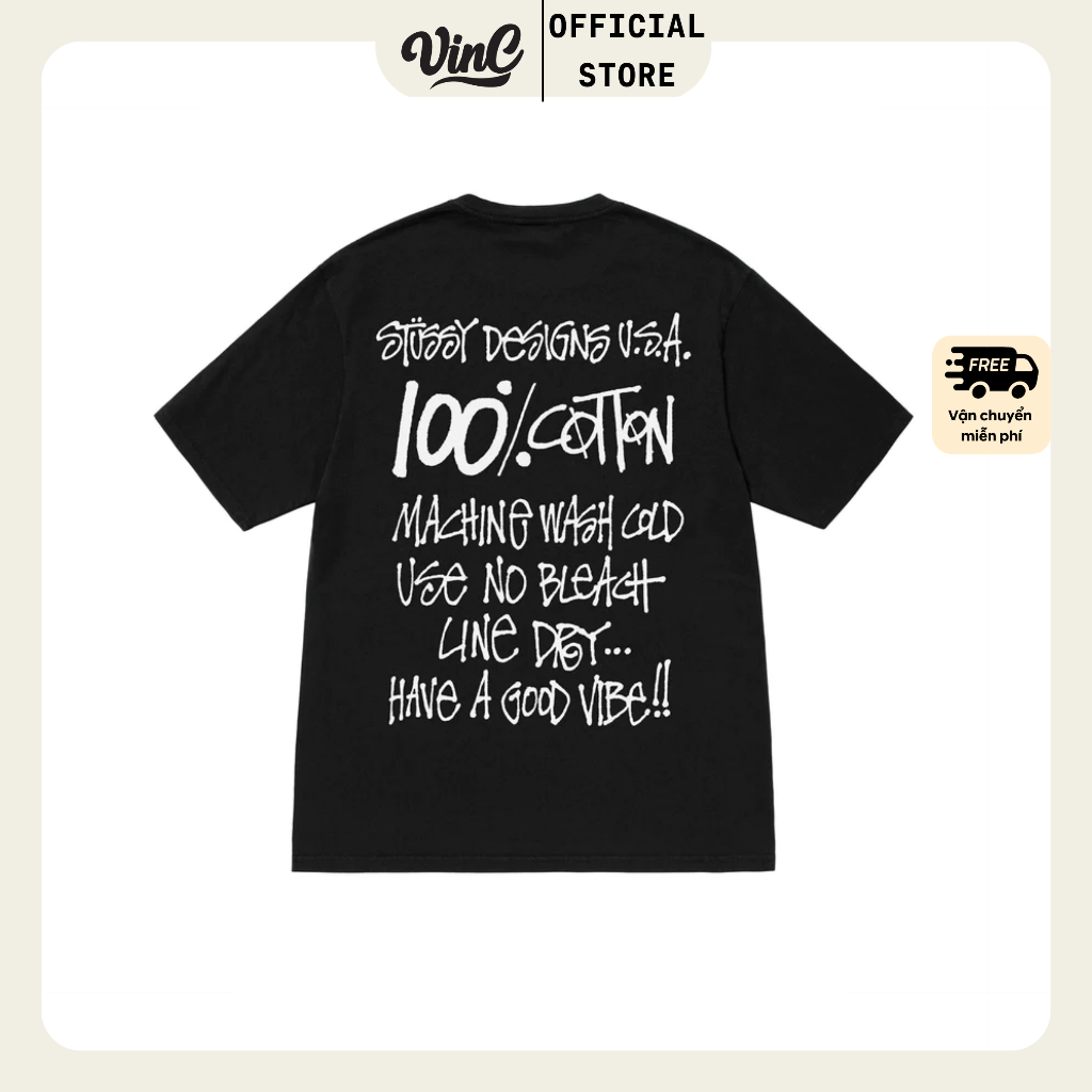 Áo thun Stussy 100% Pigment Dyed unisex  - CÓ SẴN