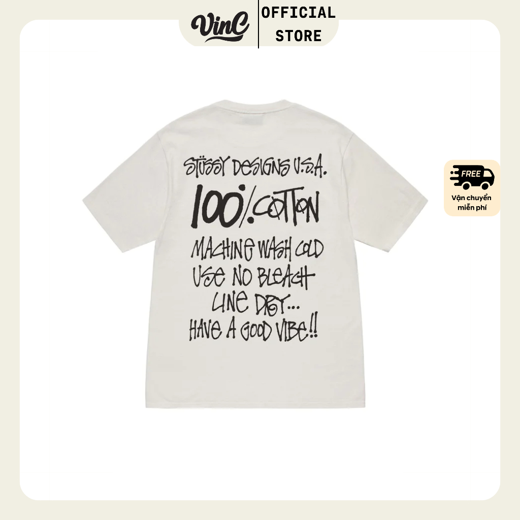 Áo thun Stussy 100% Pigment Dyed unisex  - CÓ SẴN