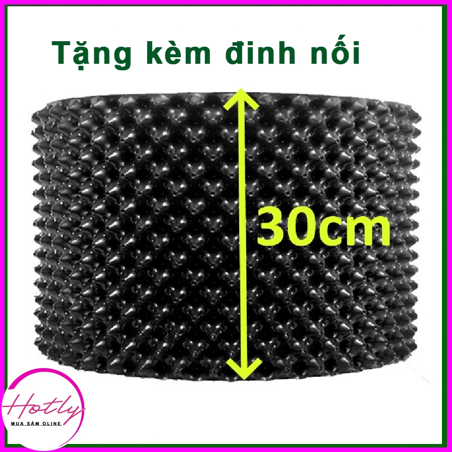 [HOTLY] 1 MÉT Bầu ươm cây V6 CAO 30CM dày 6mm, cắt theo mét dài khách đặt, tặng ốc vít-77900