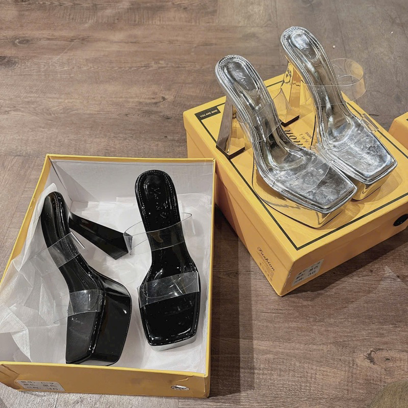 Dép Gót đúp hai quai