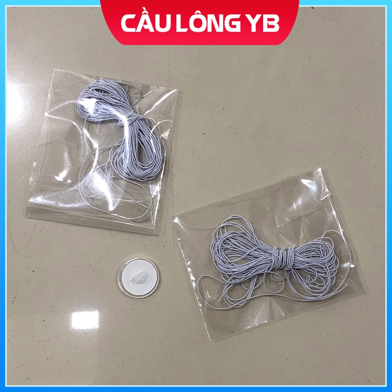 Combo 2 dây thun đàn hồi + 1 móc treo trần tập luyện cầu lông, dây chun tập cầu lông, dây làm cầu bay lại Cầu Lông YB