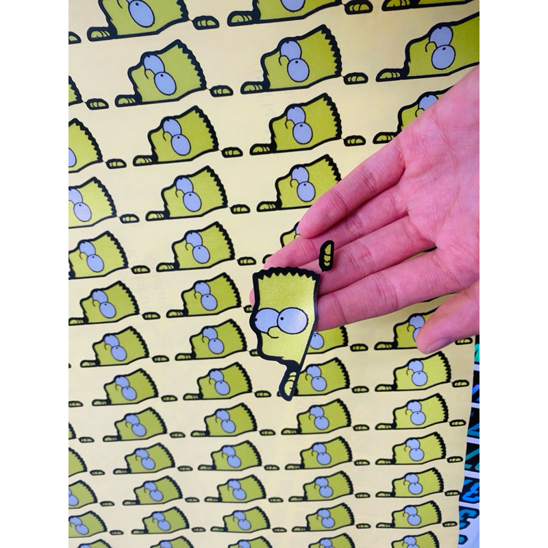 Tem akana ,Tem Simpson Cậu bé lấp ló dán xe , dán điện thoại