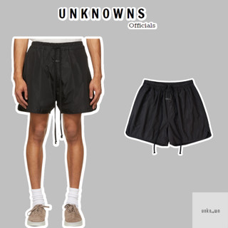 👑[Mirror Quaility]👑-Quần Short FEAR OF GOD Nylon Track Shorts BLACK Seventh Collection, quần short FOG cao cấp