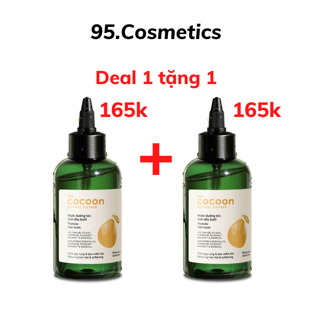 Nước Dưỡng Tóc Tinh Dầu Bưởi Pomelo Cocoon 140ml Bản Nâng Cấp [Chính Hãng]