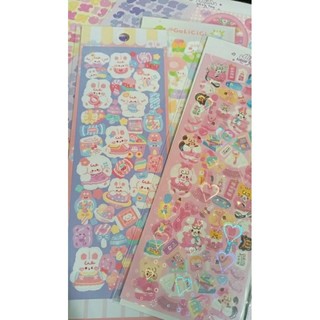 Set 2 tấm sticker bling trang trí