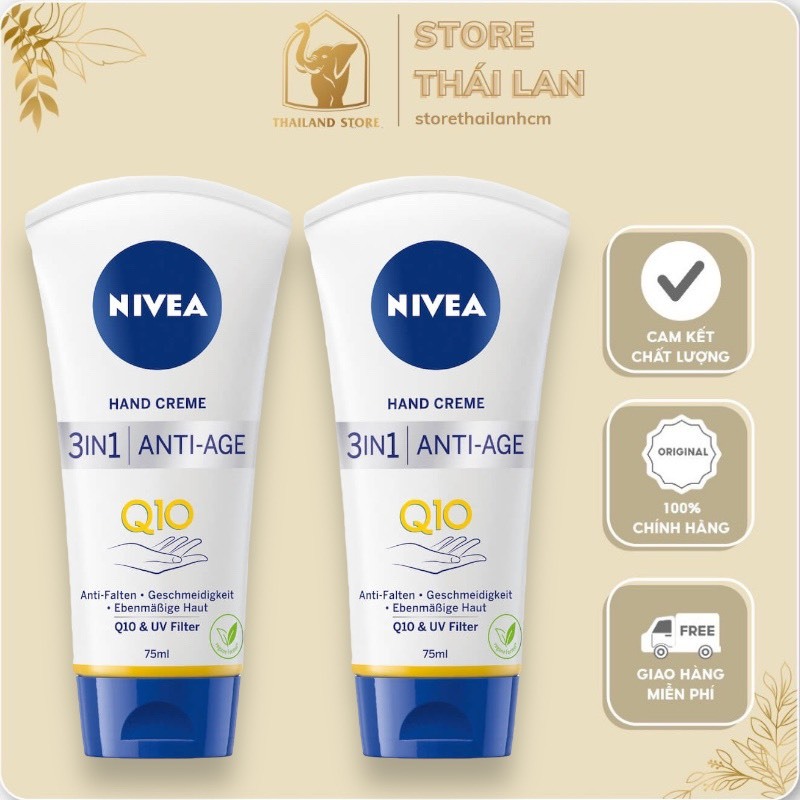 Kem dưỡng da tay Nivea Handcreme Anti-Age Q10 75ml