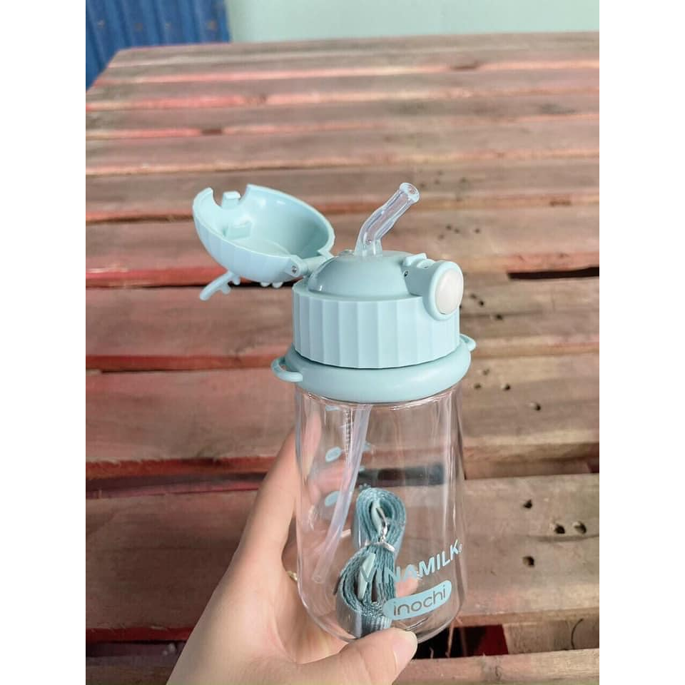Bình Đựng Nước Cho Bé, Bình Nước Goki Rudy 450ml, Bình Nước Cao Cấp Chính Hãng Inochi Đạt Tiêu Chuẩn Xuất Nhật