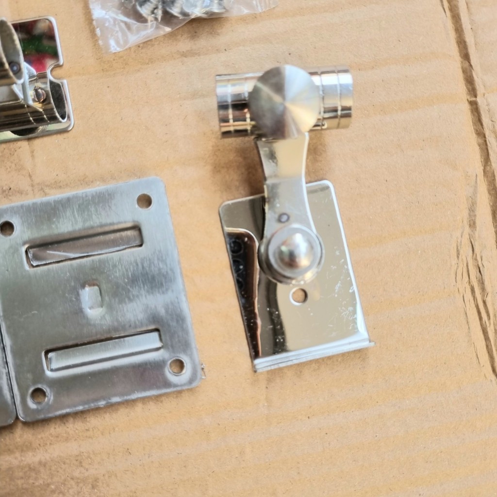 Bộ pat thùng câu đài inox 3 món,bass gắn thùng câu đài đa năng