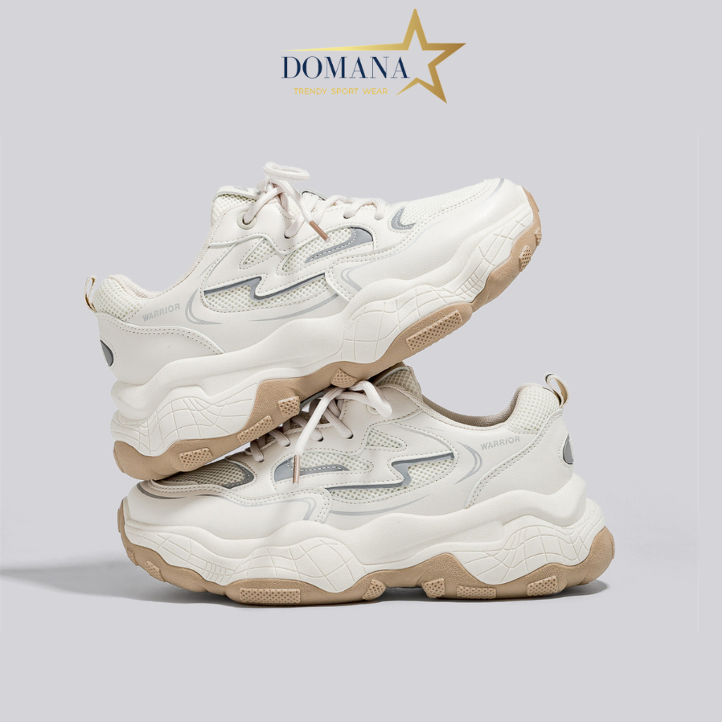 Giày thể thao chunky nữ Warrior chính hãng | Giày sneaker nữ mới 2023 | Phong cách hàn Quốc |DOMANA S-2354Z