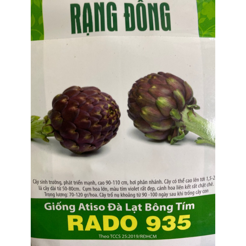 Hạt giống Atisô Đà Lạt Bông Tím