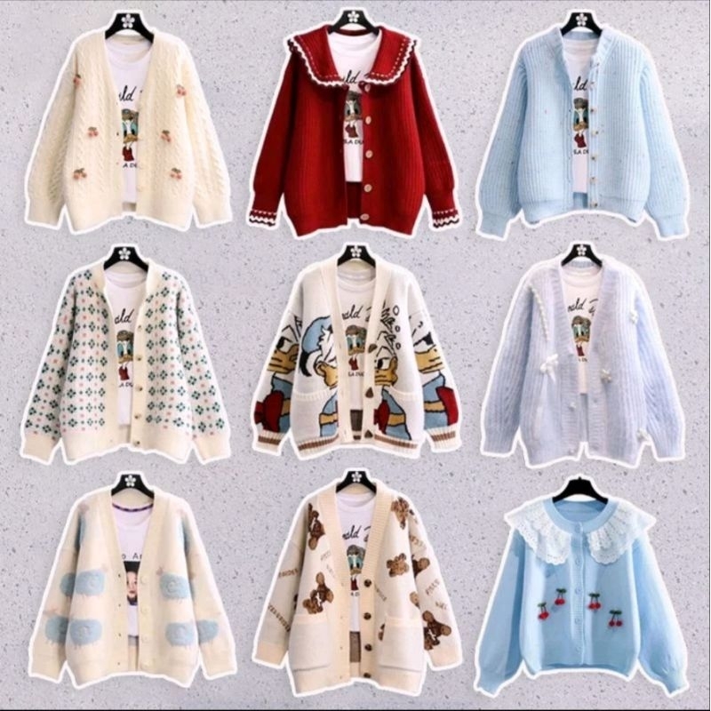 Áo Len nữ Cardigan