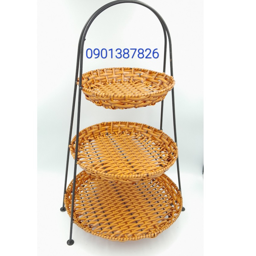 KỆ BÁNH MÂY TRÒN 3T , 2T DECOR