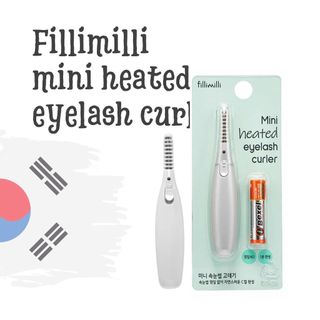 Máy uốn mi nhiệt mini Fillimilli - Fillimilli mini heated eyelash curler battery type