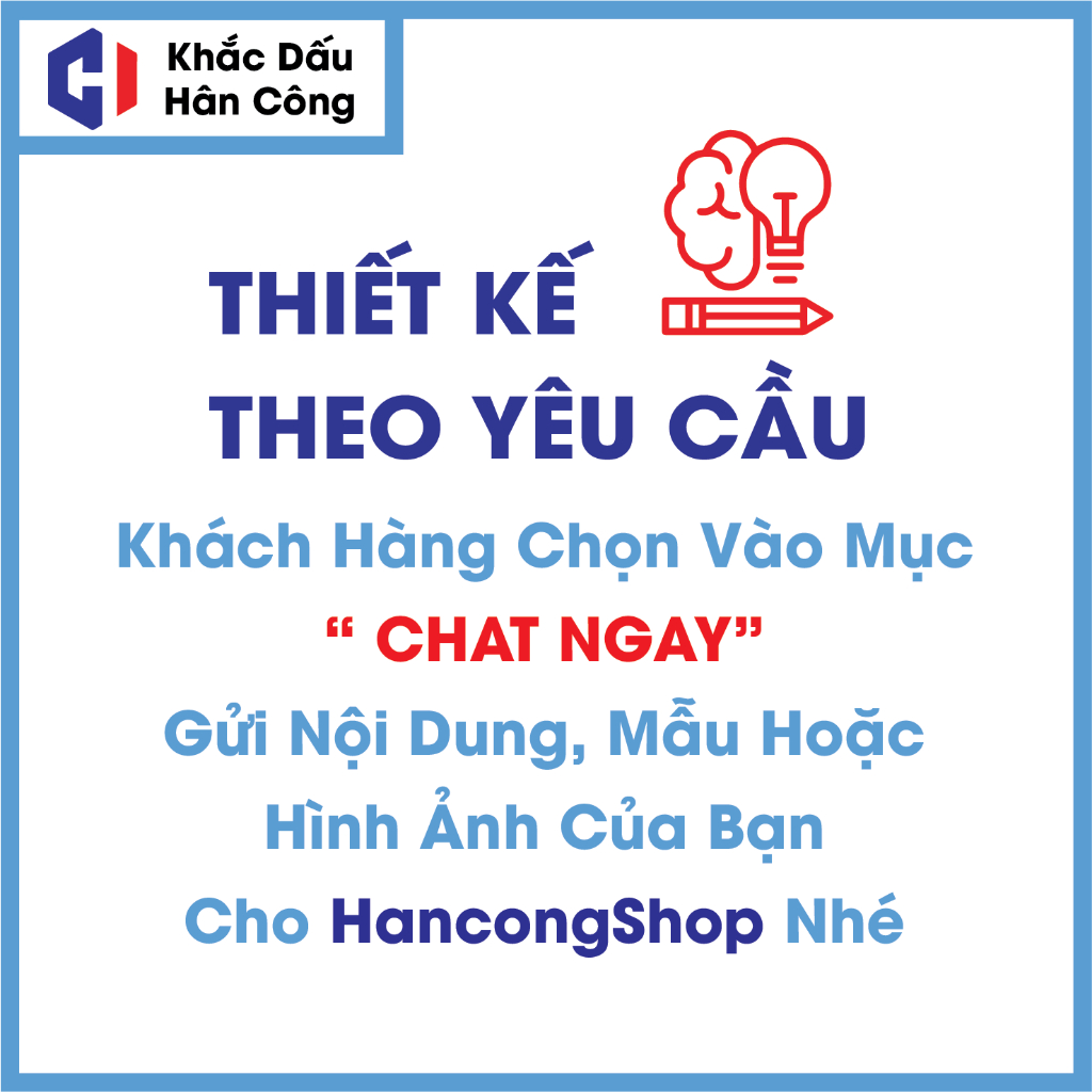 Làm Theo Yêu Cầu  Kt: 22x58mm T414 Có Mực Sẵn