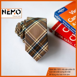 Cà Vạt Nam 6cm vải cotton rẻ đẹp. trẻ trung năng động được ưa thích.
