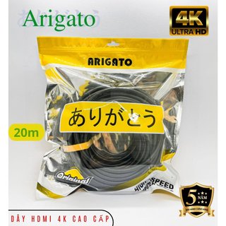 Dây hdmi dài 10m - 15m - 20m arigato 4k chất lượng cao- bảo hành chính hãng