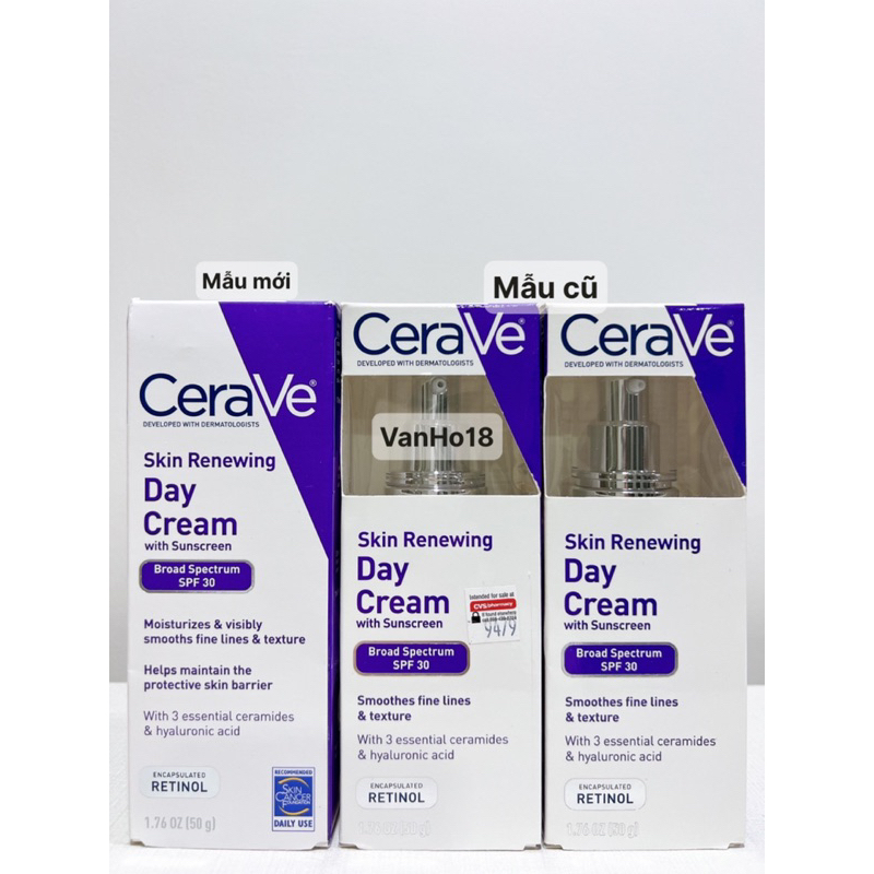 Kem dưỡng chống lão hóa CeraVe Skin Renewing Day Cream SPF30