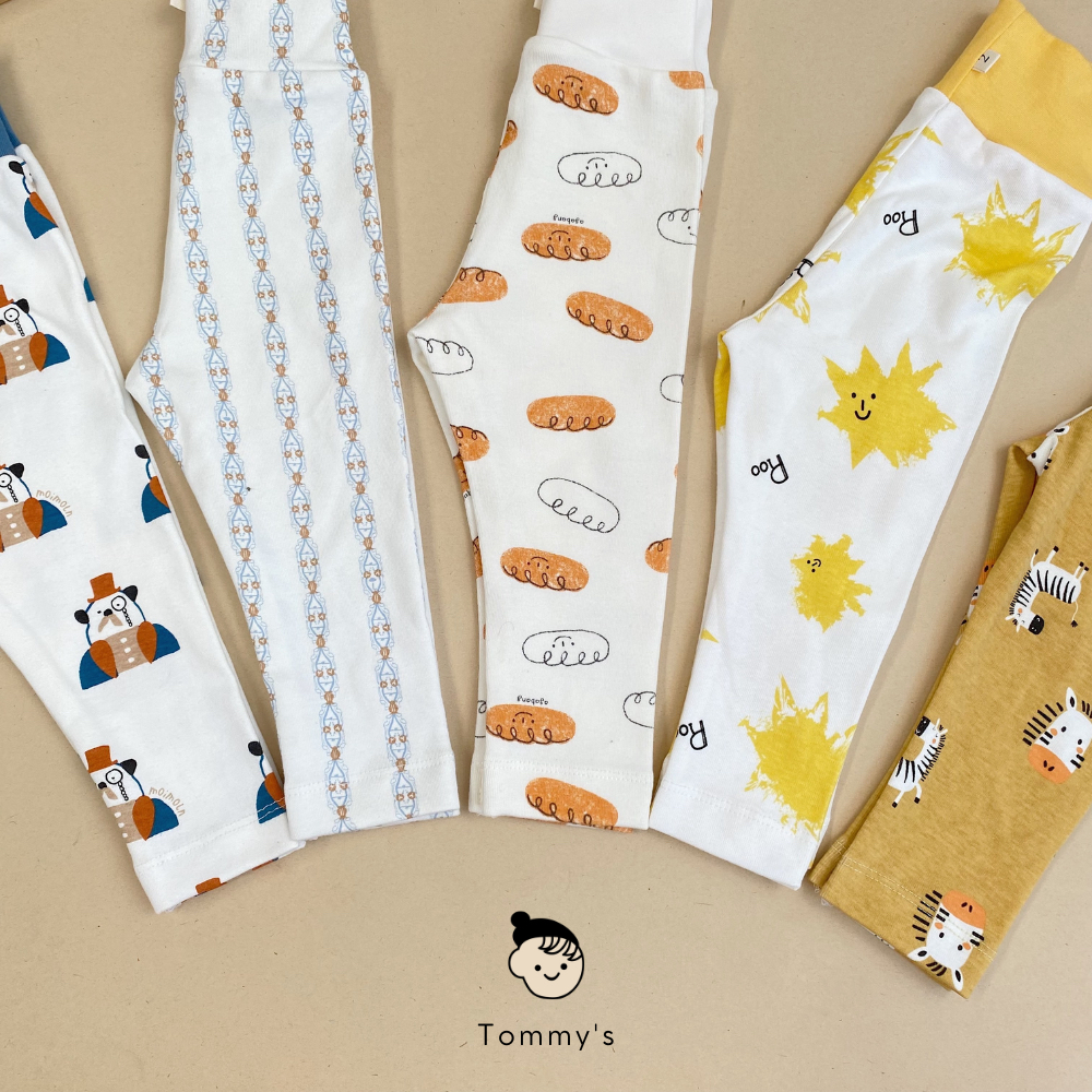 Set Body Tay Dài Kèm Quần Cạp Cao Bé Trai Bé Gái 0- 24 Tháng Chất Liệu Thun Cotton Xuất Hàn TOMMY HOUSE