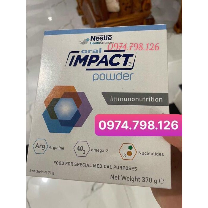 🌺 Sữa 𝐎𝐑𝐀𝐋 𝐈𝐌𝐏𝐀𝐂𝐓 POWDER- Dinh dưỡng y học CHO BỆNH NHÂN UNG THƯ, TRƯỚC VÀ SAU PHẪU THUẬT Oral Impact Powder 370g