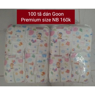 66 miếng tã dán sơ sinh Goon Premium size NB (3-5kg)