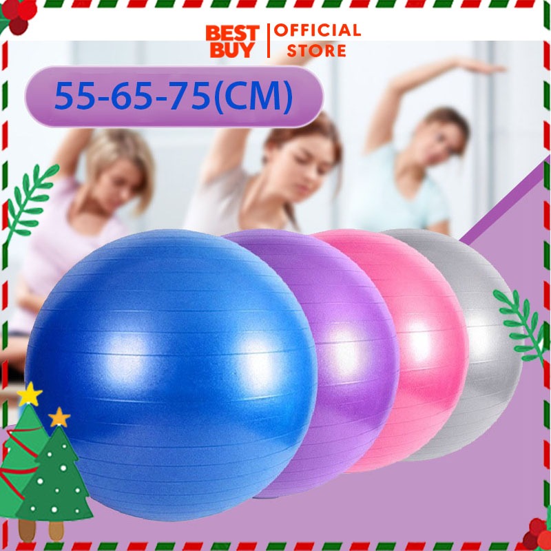 Bóng tập yoga cao cấp 75cm 65cm 55cm