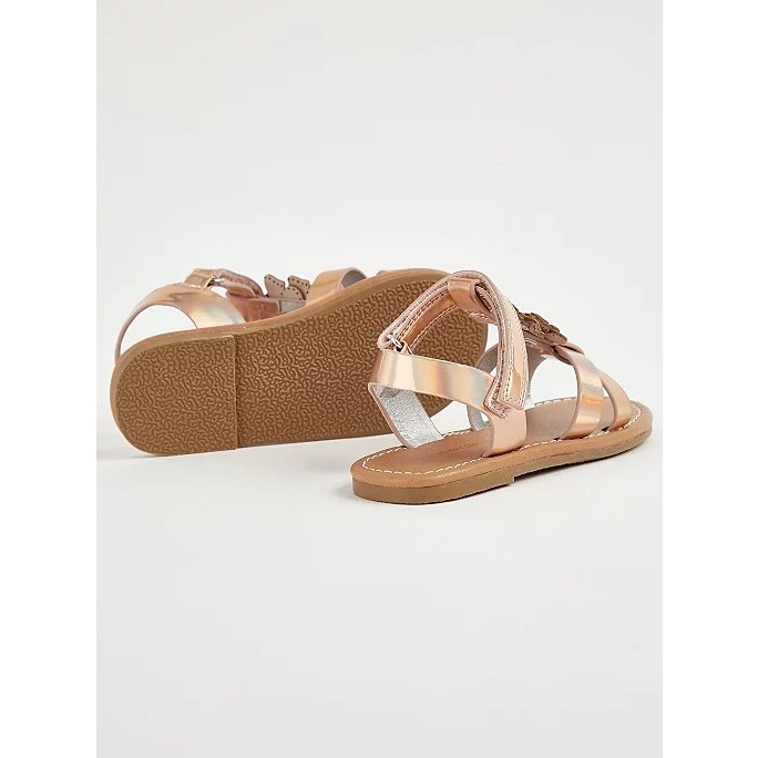 Dép sandal George hồng butterfly heart tim bé gái_hàng chính hãng authentic