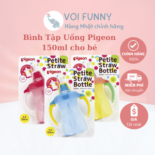 Bình tập uống nước pigeon nhật bản 150ml cho bé