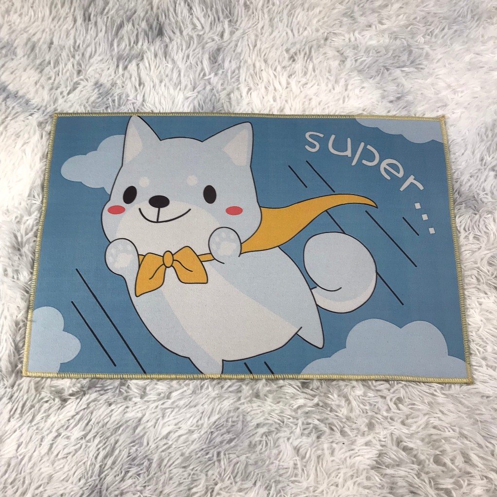 Thamt lau chân nhiều kiểu dáng, thảm chải sàn 3d hàng loại 1.