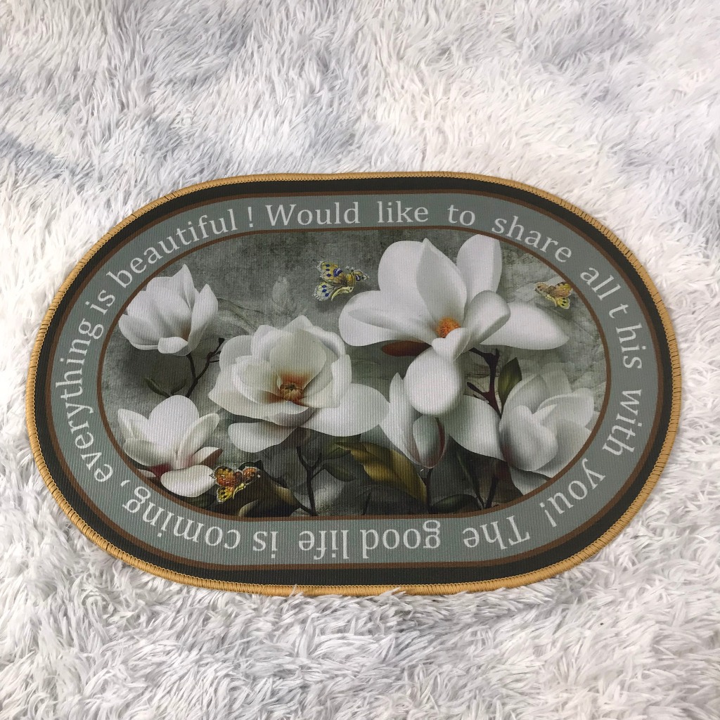 Thamt lau chân nhiều kiểu dáng, thảm chải sàn 3d hàng loại 1.