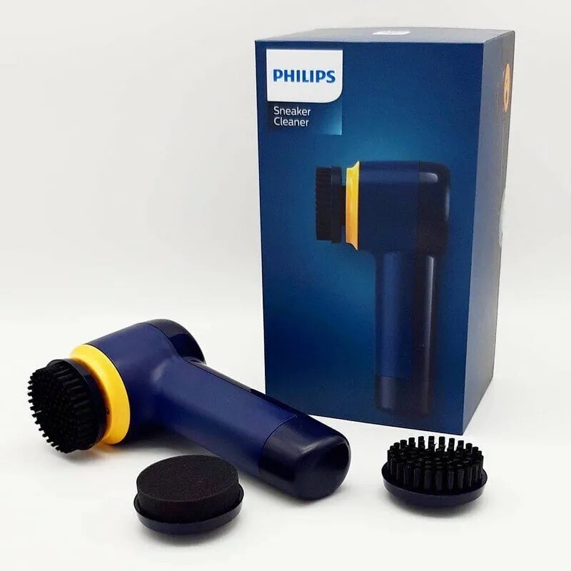 Máy Vệ Sinh Giày Philips Sneaker Cleaner GCA1000 /60 - 3 Đầu Chải - Hàng Phân Phối Chính Hãng - Bảo hành 24 tháng