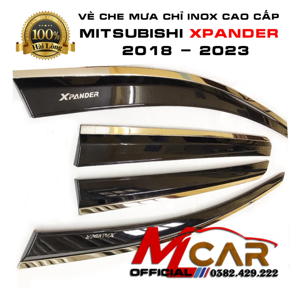 Vè Che Mưa Xe #Xpander/ Xpander Cross đời 2018 - 2023 Chỉ Inox cao cấp nhất thị trường