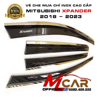 Vè che mưa xe #xpander/ xpander cross đời 2018 - 2023 chỉ inox cao cấp nhất thị trường