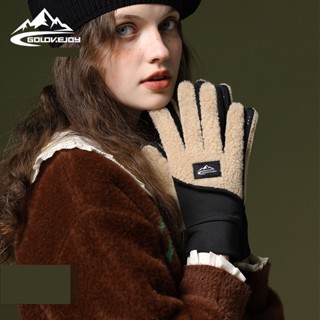 Găng tay nam nữ unisex chất len lót nỉ lông cừu cao cấp Golovejoy DY54