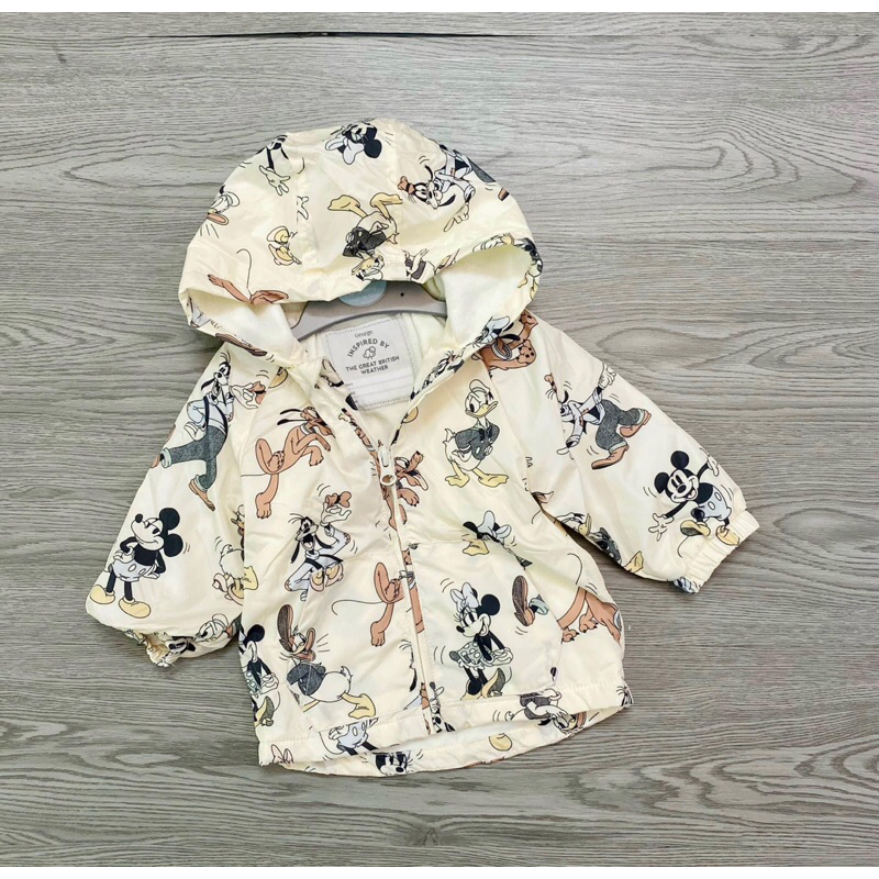 Áo gió 2 lớp lót nỉ George