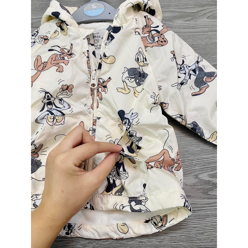 Áo gió 2 lớp lót nỉ George