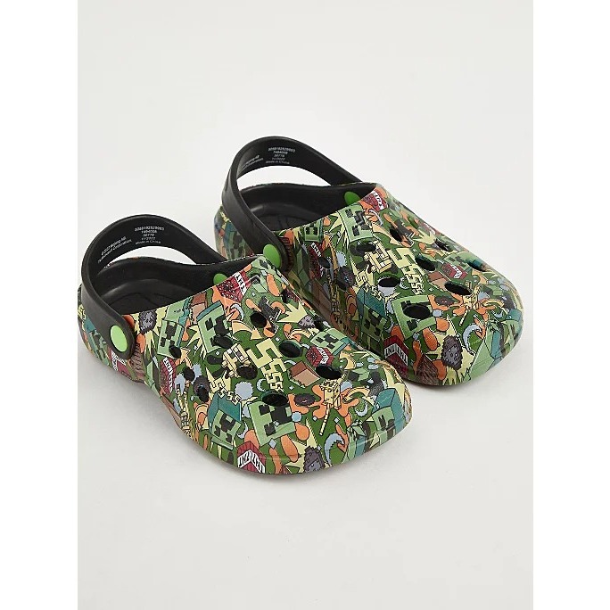 Dép sục clog xanh Minecraft George_hàng chính hãng UK