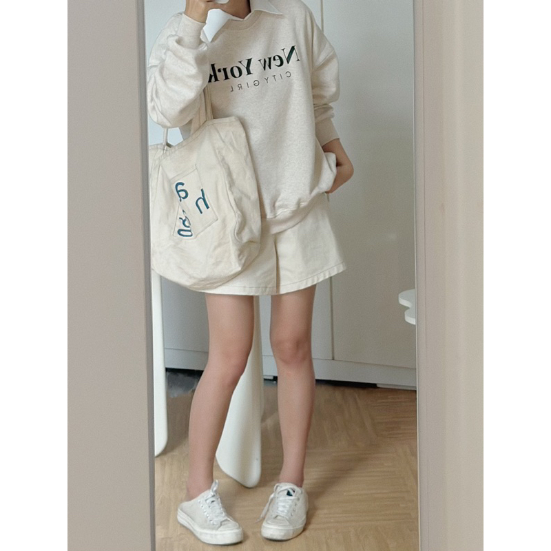 Áo sweater nỉ bông New York 18made ✿ 𝐁𝐲 𝐄𝐢𝐠𝐡𝐭𝐞𝐞𝐧 𝐀𝐠𝐚𝐢𝐧