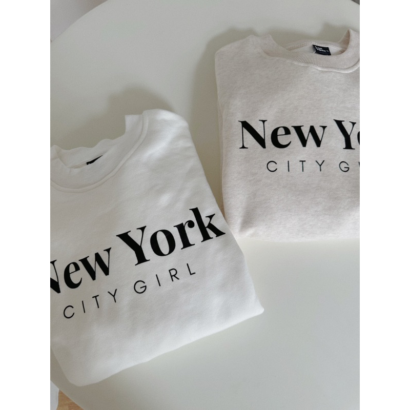Áo sweater nỉ bông New York 18made ✿ 𝐁𝐲 𝐄𝐢𝐠𝐡𝐭𝐞𝐞𝐧 𝐀𝐠𝐚𝐢𝐧
