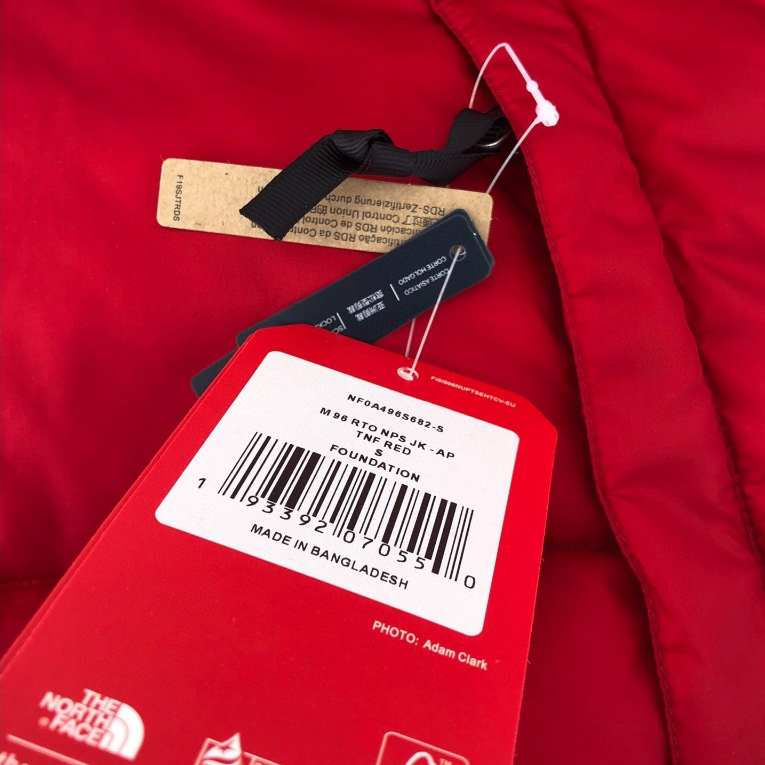 ⚡️ - Áo Phao The North Face 1996 Retro Nuptse 700 Fill Packable Jacket, Áo khoác phao TNF Đỏ Đô