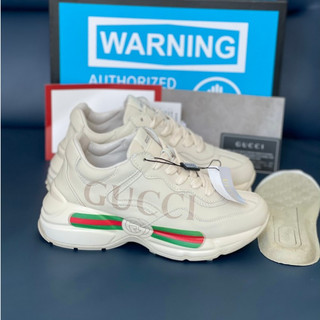Giày thể thao Sneaker_giày gucci rhyton_Gucci chunky Bản S.Cấp Full phụ kiện, Full Box Bill_đủ size 36-43/Giày cao cấp