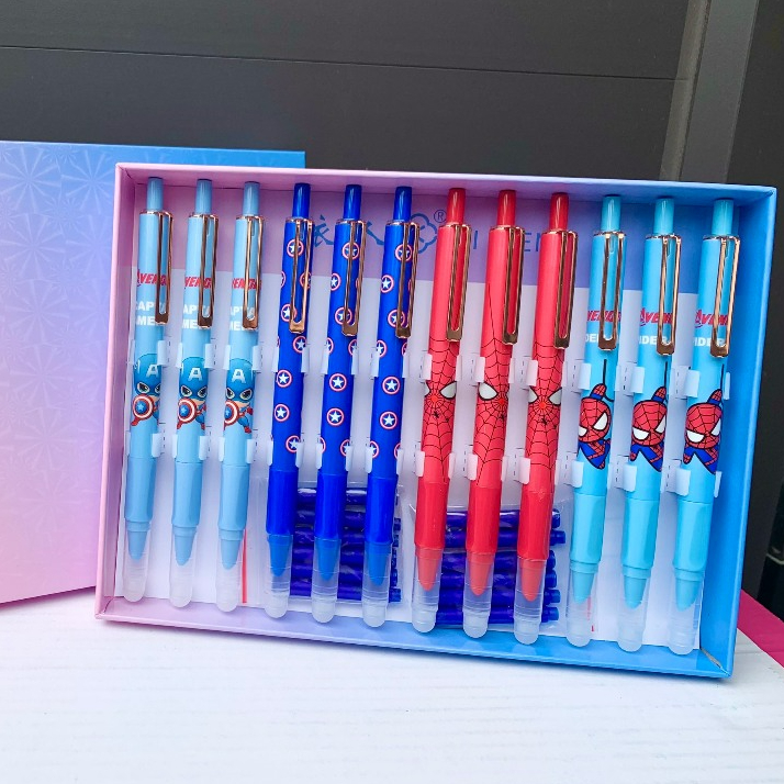 Bút Máy Xóa Được Có Thể Bấm Thu Ngòi , Bút Mực Tẩy được Ngòi Kim Mài Viết êm trơn