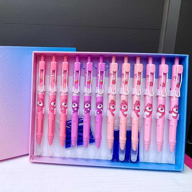 Bút Máy Xóa Được Có Thể Bấm Thu Ngòi , Bút Mực Tẩy được Ngòi Kim Mài Viết êm trơn