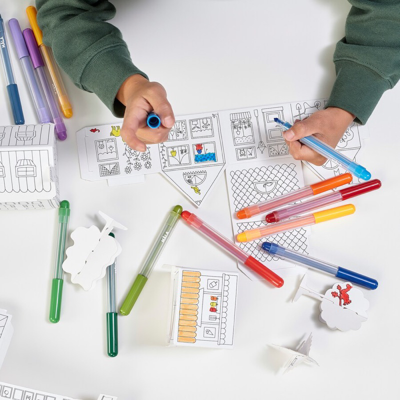 Bút màu dạ 24 màu  MALA ikea chính hãng