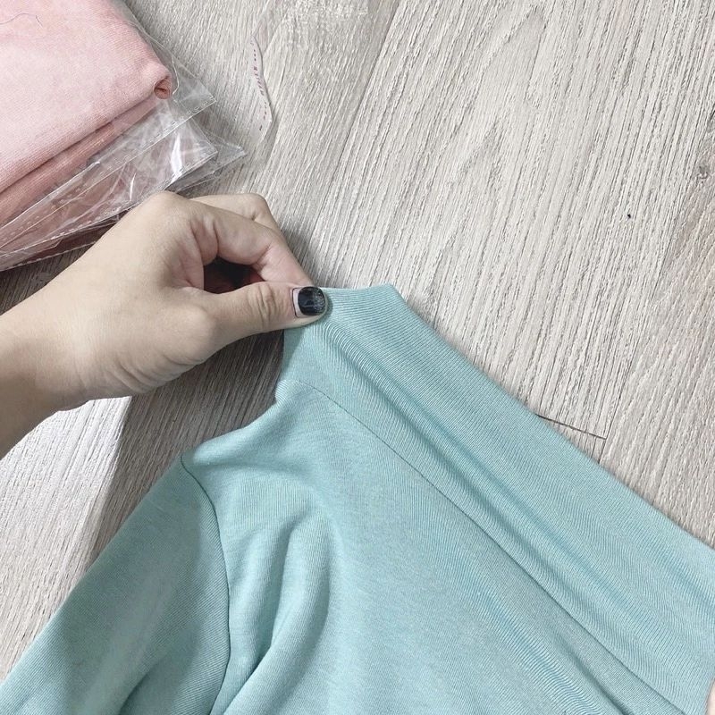 Áo cotton cổ siêu lọ