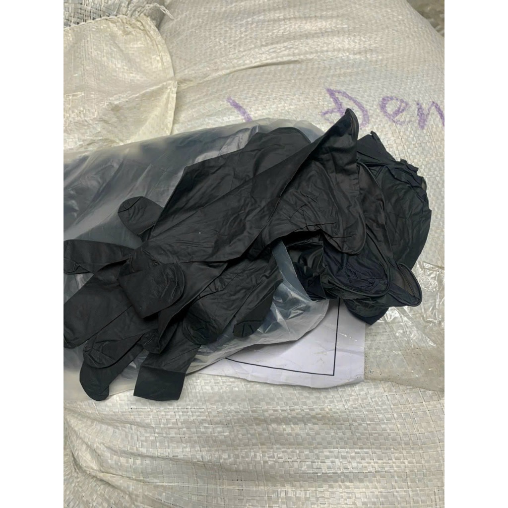 Bảo Nguyên - Hộp 100c Bao Tay Cao Su Đen Y Tế Không Bột Găng Tay Đen Siêu Dai Sử Dụng Trong Tóc Spa Phun Xăm Thẩm Mỹ