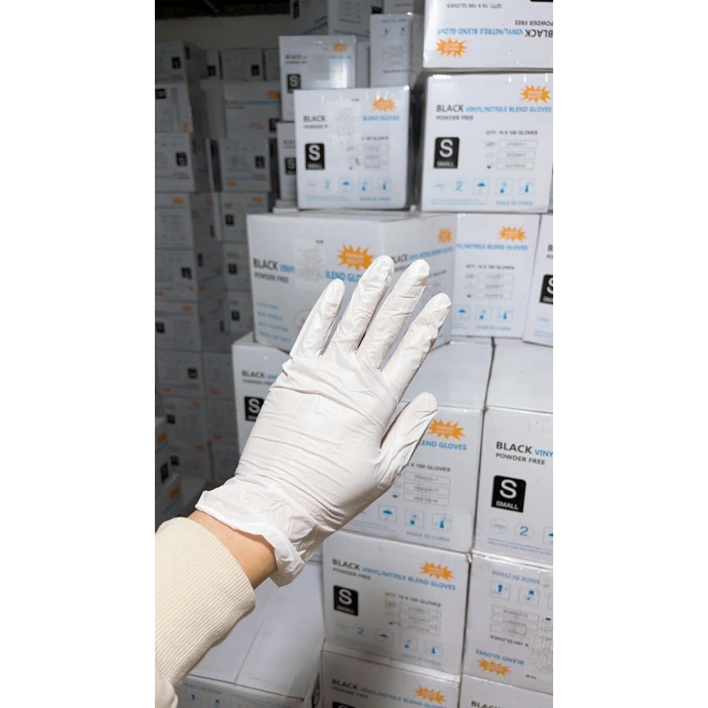 Bảo Nguyên - Hộp 100c Bao Tay Cao Su Đen Y Tế Không Bột Găng Tay Đen Siêu Dai Sử Dụng Trong Tóc Spa Phun Xăm Thẩm Mỹ
